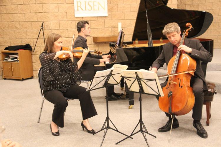 The Felici Piano Trio performs 23 April 2022 in Ridgecrest.