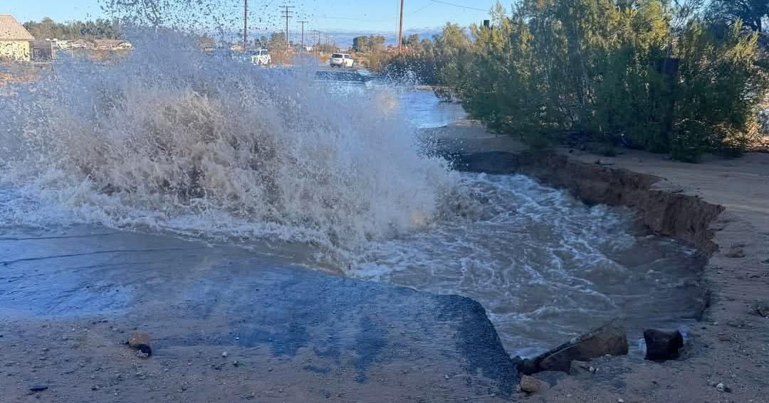 IWVWD contends with major water line break News ridgecrestca com