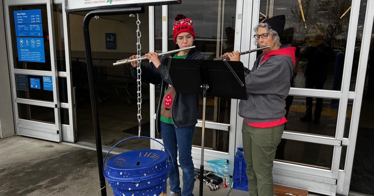 Music is in the air for pair of Red Kettle bell ringers | News ...