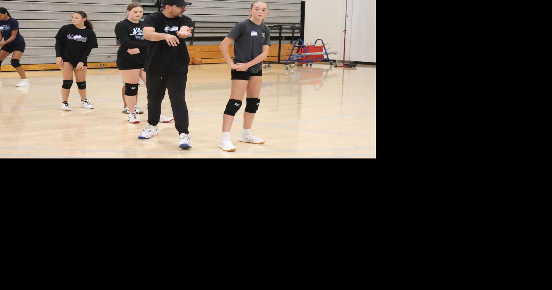 Cerro Coso volleyball program holds camp for middle school players