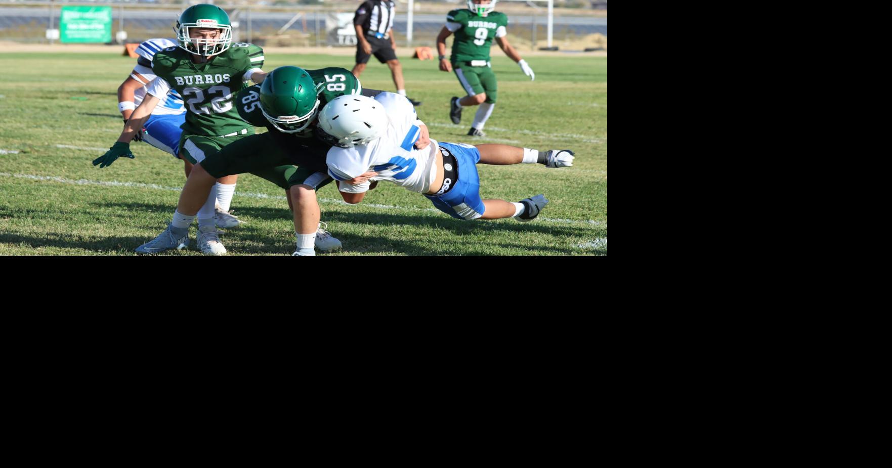 Burros JV football shuts out Broncos at home for third straight win
