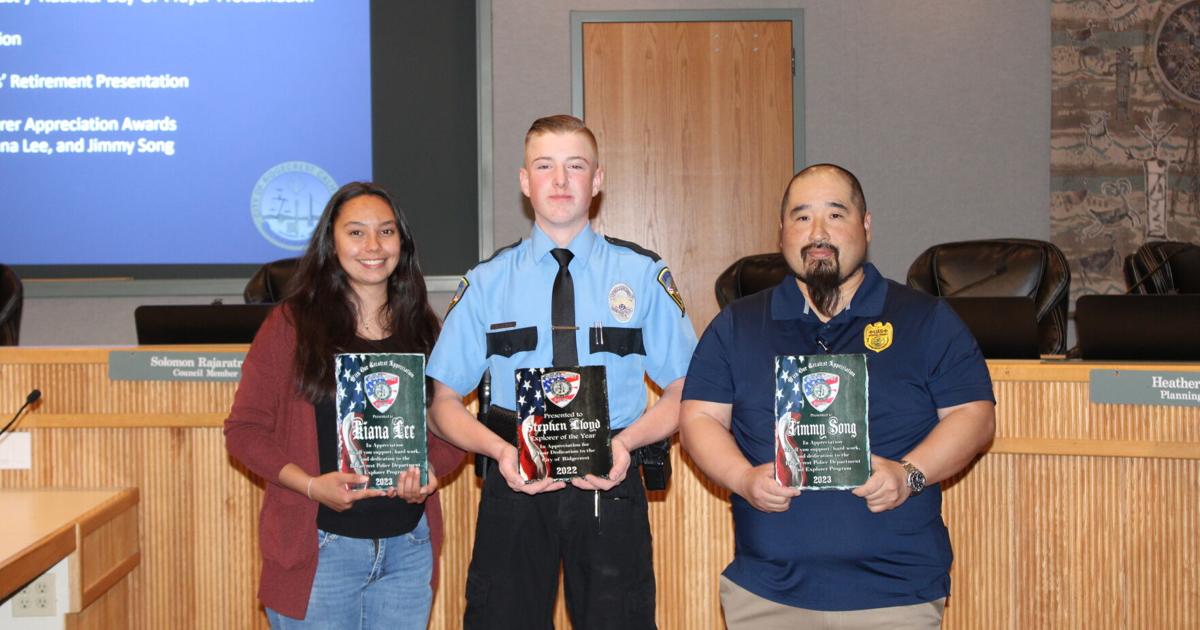 RPD Explorers give appreciation awards | News | ridgecrestca.com