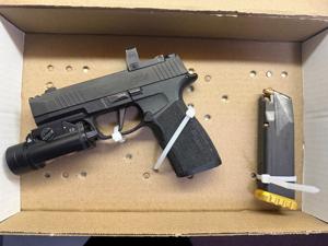 Traffic stop leads to arrest on felon in possession of firearm, drug charges