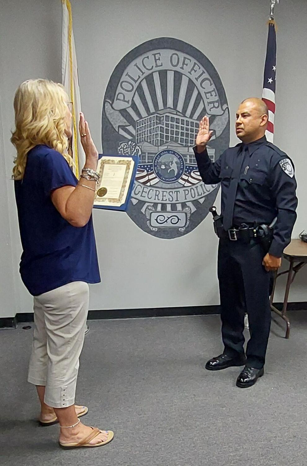 Newest officer sworn in for Ridgecrest Police Department News