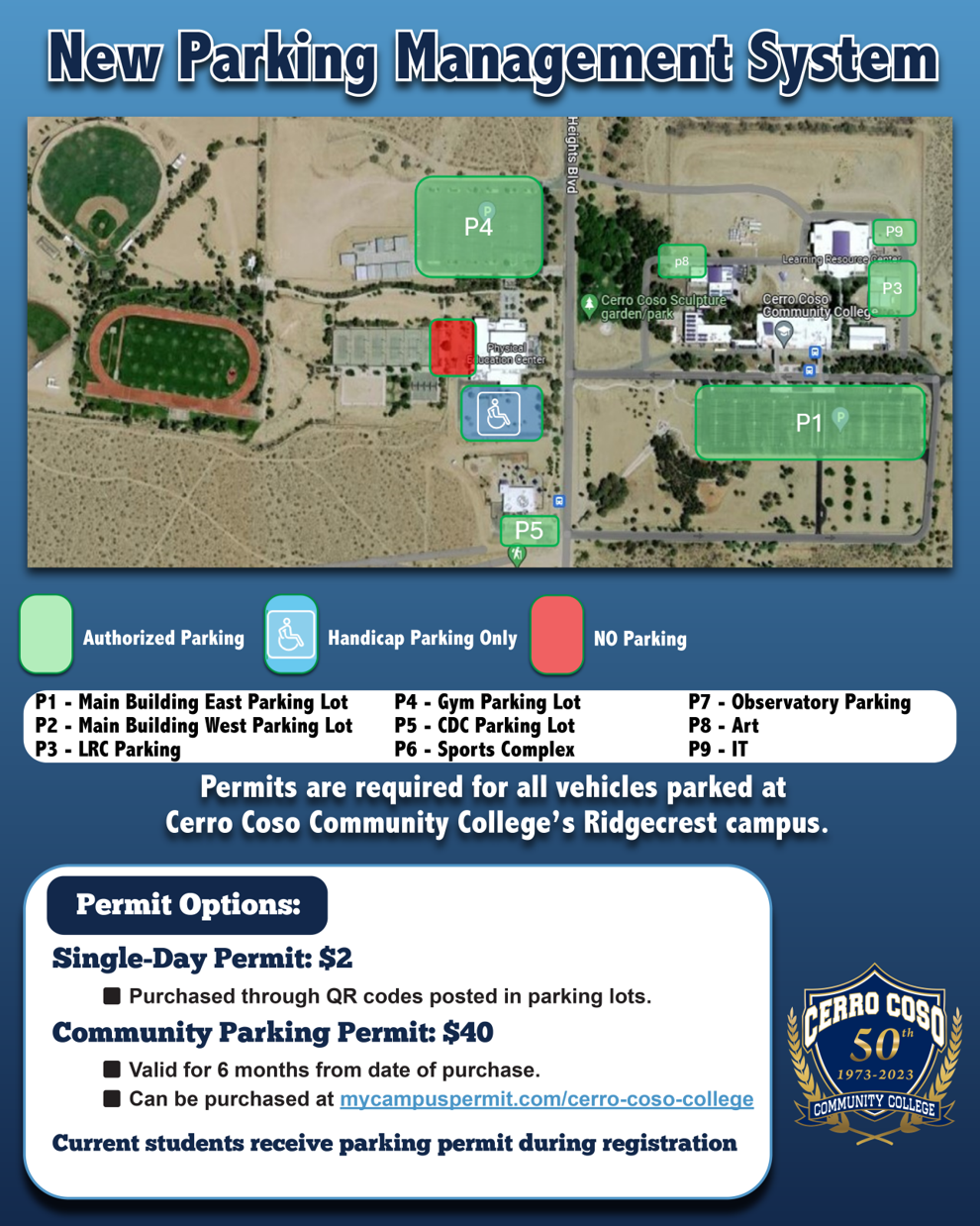 Cerro Coso Community College launches new parking management system