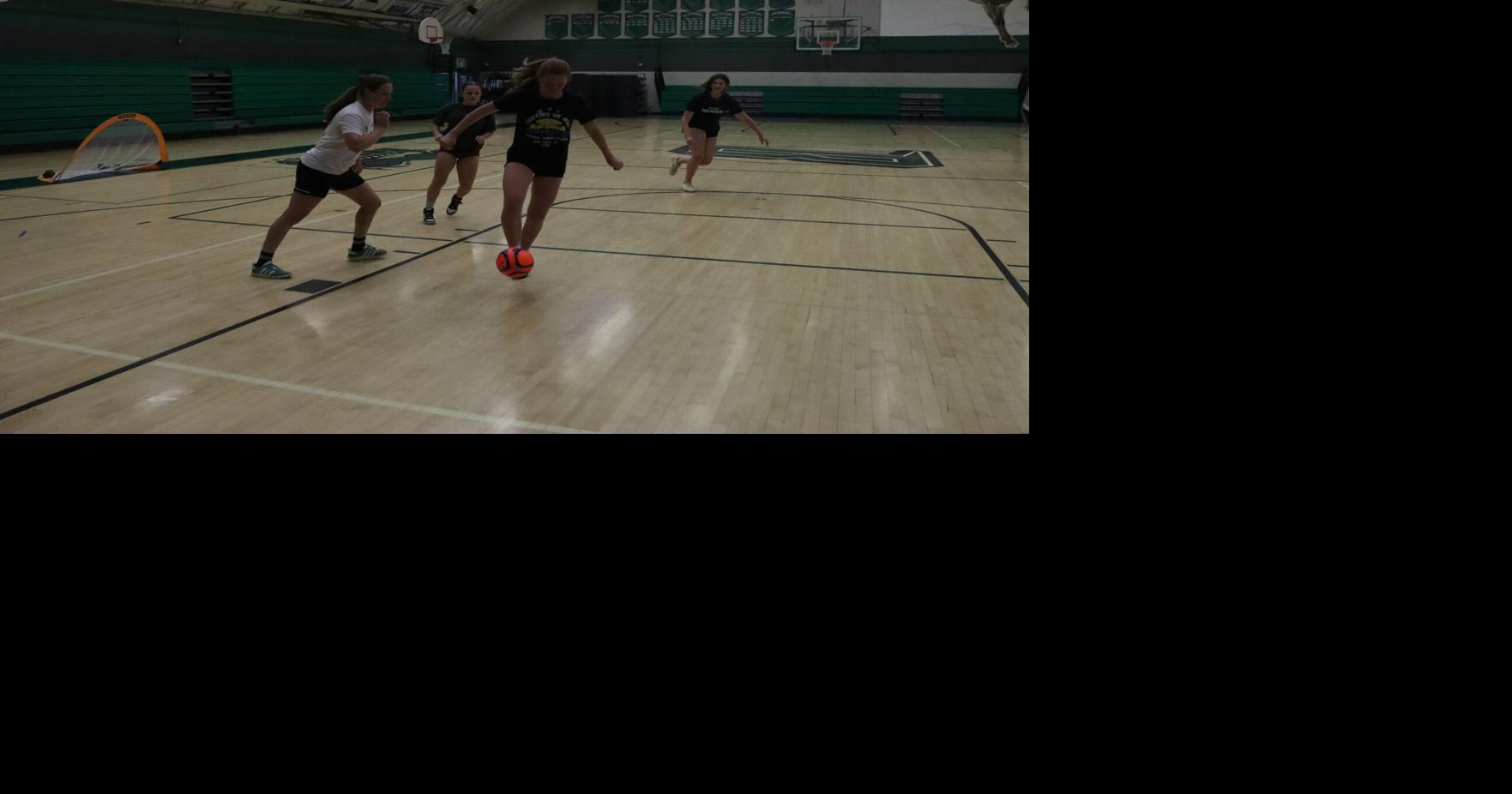 Burroughs girls' soccer holds summer indoor practices