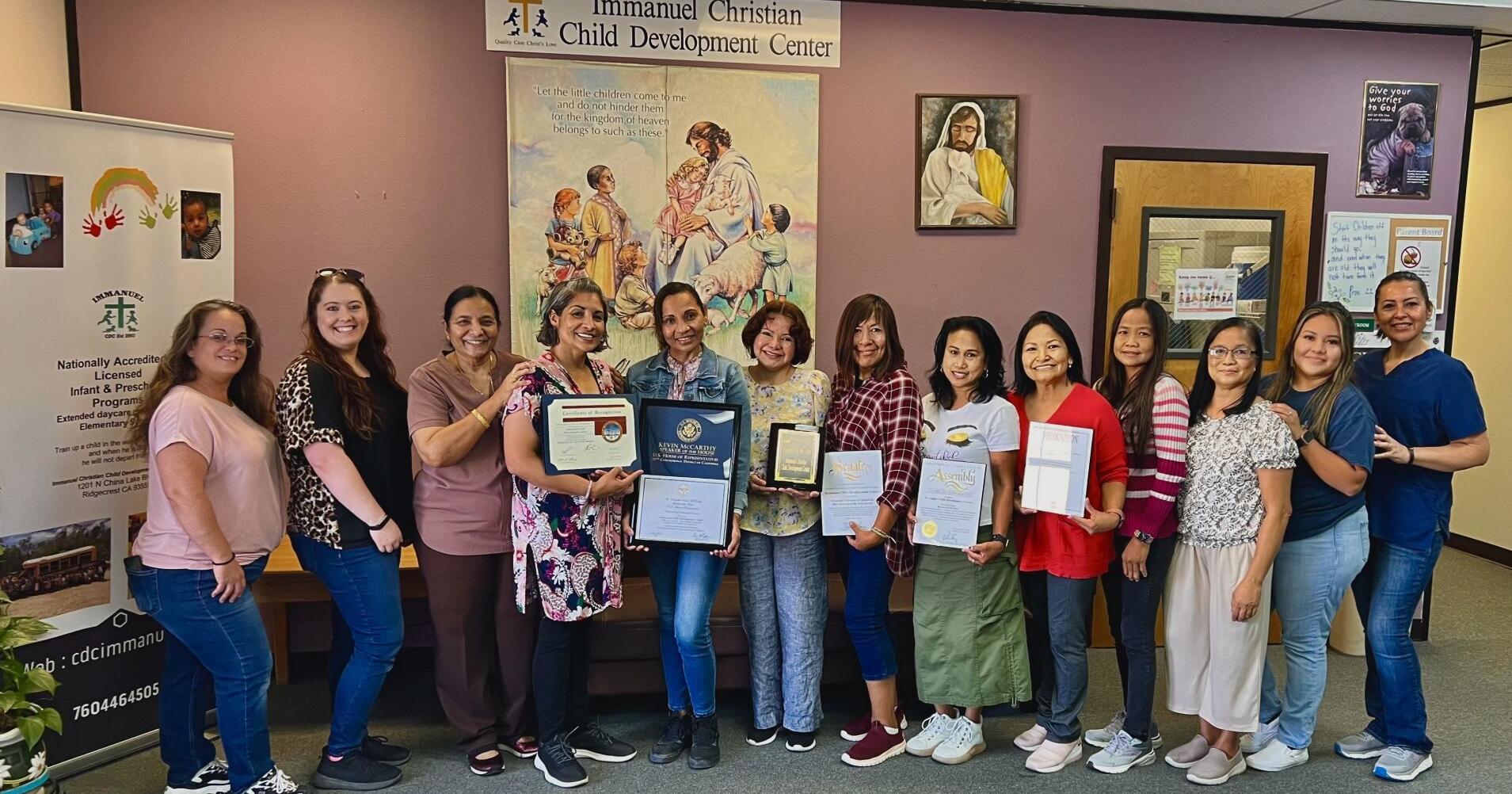 Immanuel Christian Child Development Center named Business of the Year - Vimarsana News