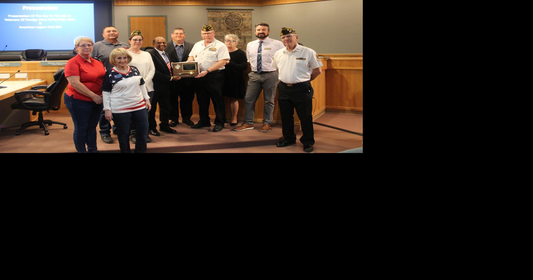 VFW, American Legion given key to city News