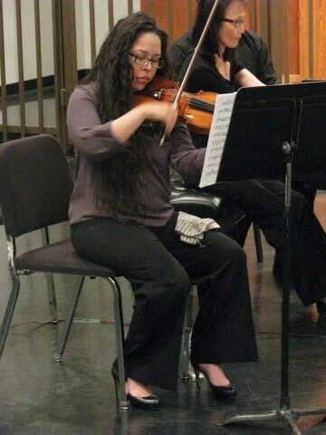 Violinist Bianca Samani