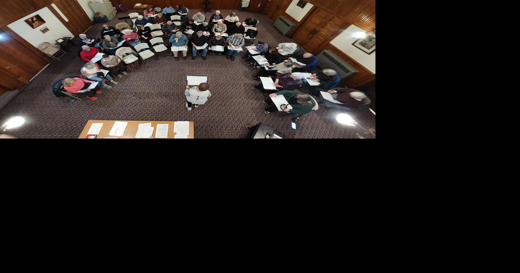 Concert Choir practices for America 250