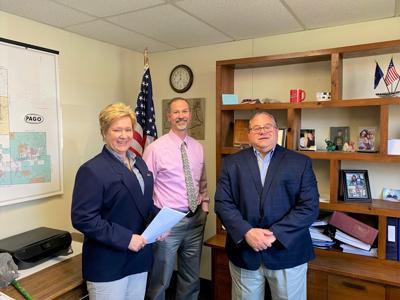 PA Representative Mike Armanini met with Elk County Commissioners Fritz Lecker and Matt Quesenberry