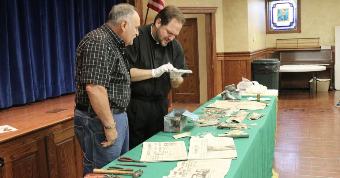 St. Leo Church opens time capsules from 1883, 1941 | Multimedia | ridgwayrecord.com