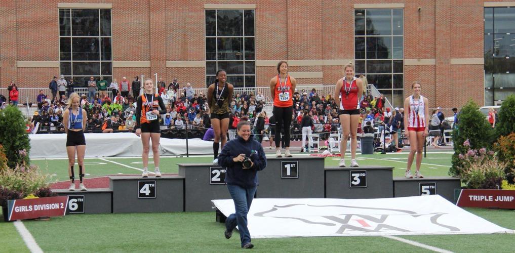 Ripon High School track and field at state championships (Tracy