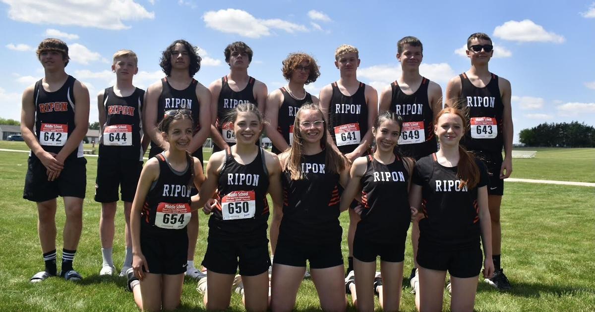 Ripon Middle School track and field teams compete at state Sports