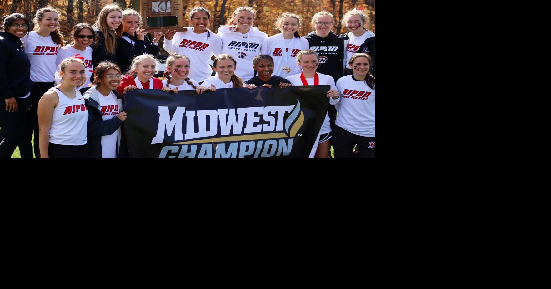Ripon College women's cross country team captures firstever conference title; men and women