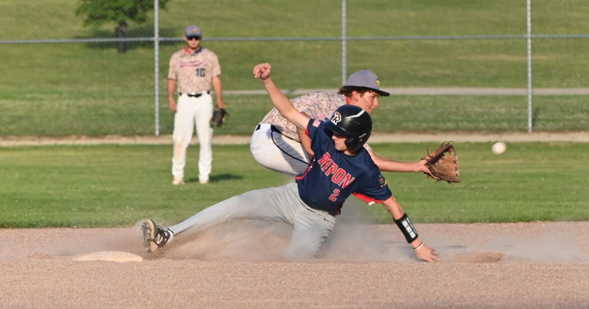 Moniz, Ripon Legion baseball team rolls past Greenbush