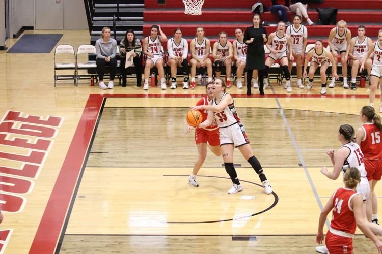 Ripon College Red Hawk women's basketball team dominates Monmouth