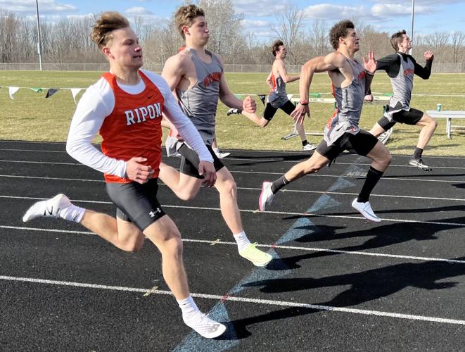 Ripon High School track and field at KML Quadrangular — April 19, 2022