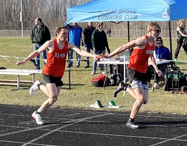 Ripon High School track and field at KML Quadrangular — April 19, 2022