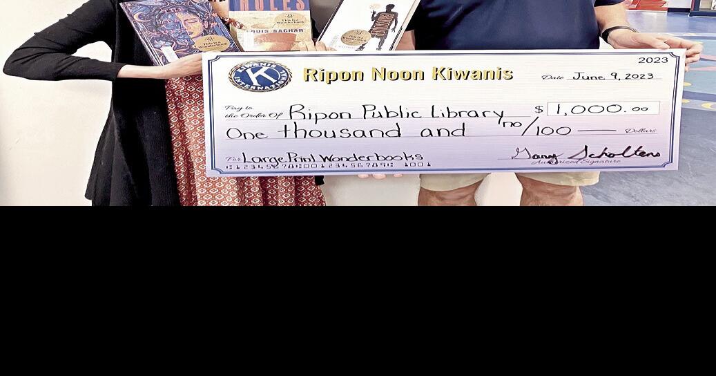 Ripon Public Library rolls out largeprint Wonderbooks for youth News