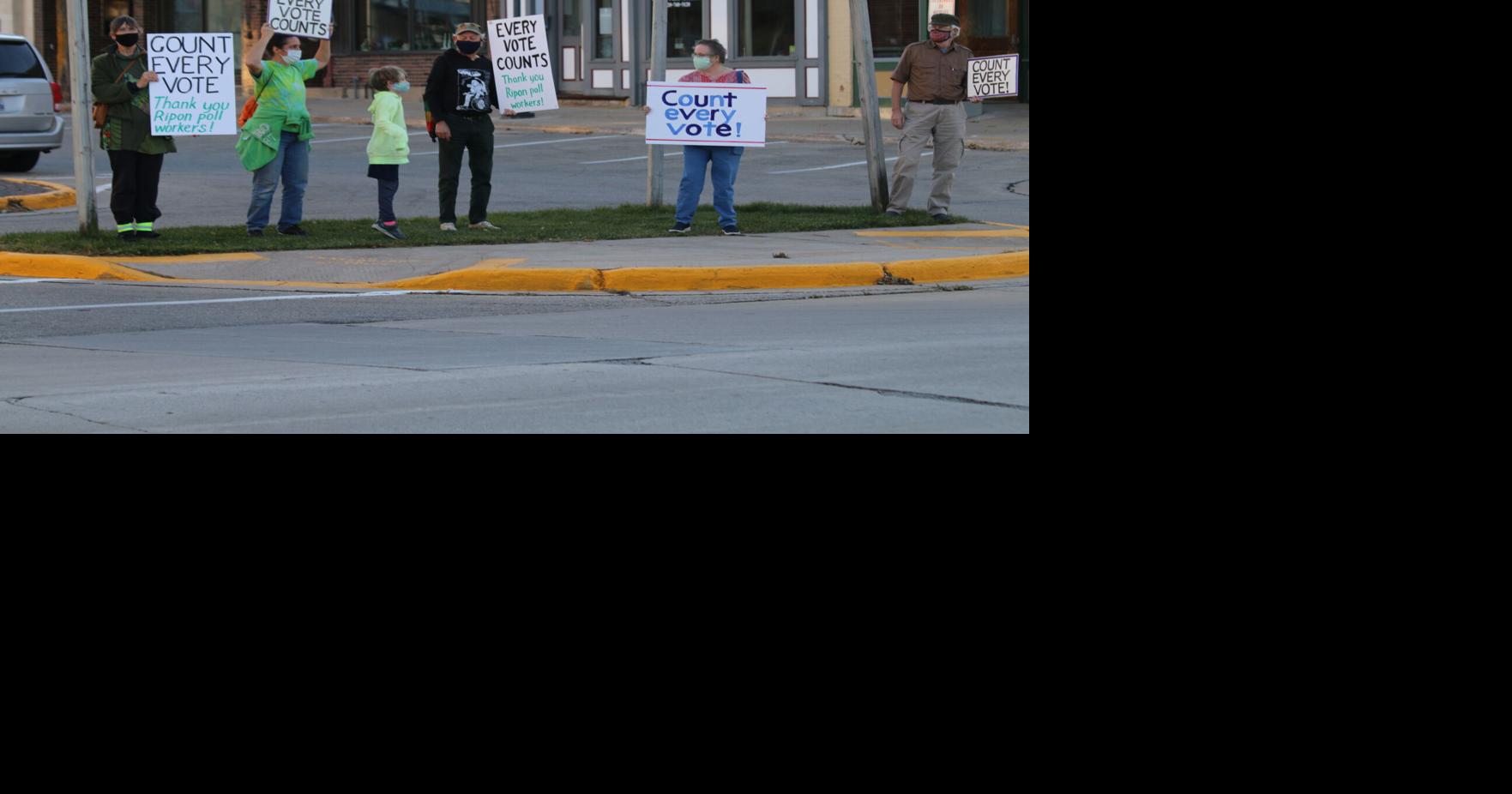 Count Every Vote Rally held in Rotary Square | Local News | riponpress.com