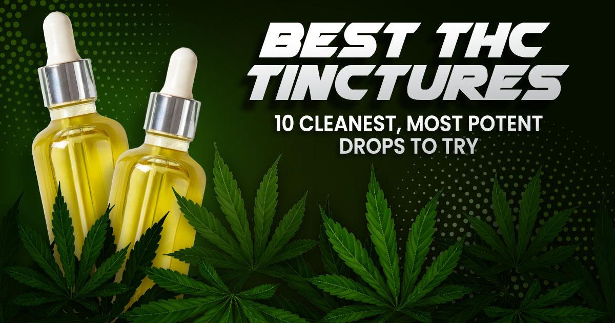 Best THC Tinctures: 10 Cleanest, Most Potent Drops to Try