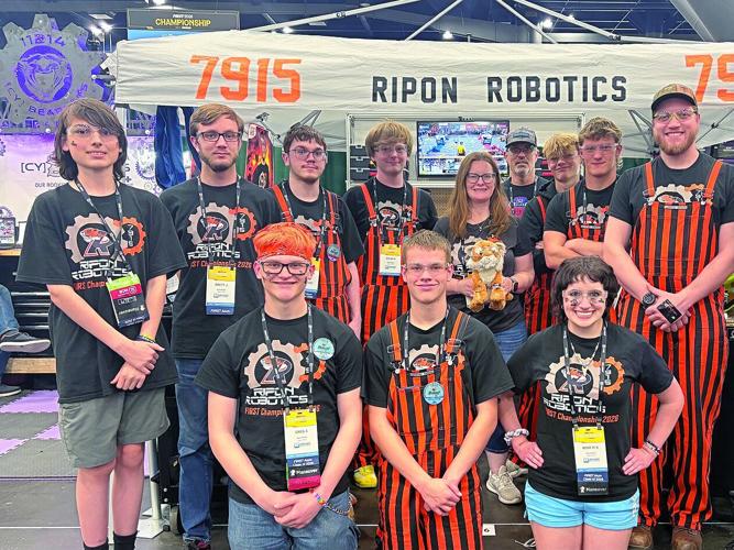Ripon robotics team competes at world championships | Local News ...