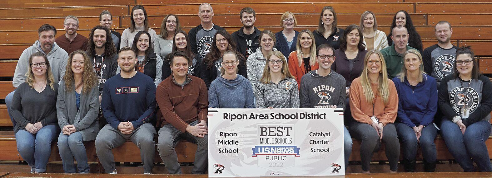 Ripon schools ranked among 2022 best elementary and middle schools by U