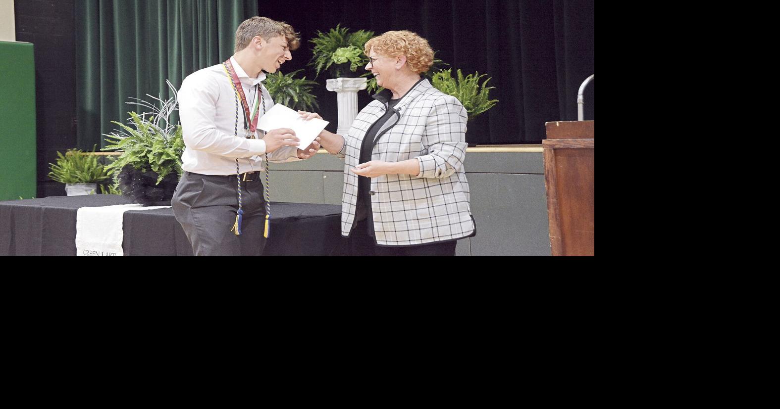 Green Lake School honors students, presents scholarships | Local News ...