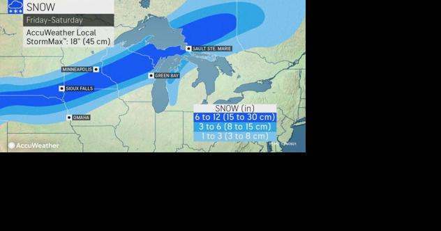 Winter storm watch in effect Friday and Saturday, 5-11 inches anticipated - Vimarsana News