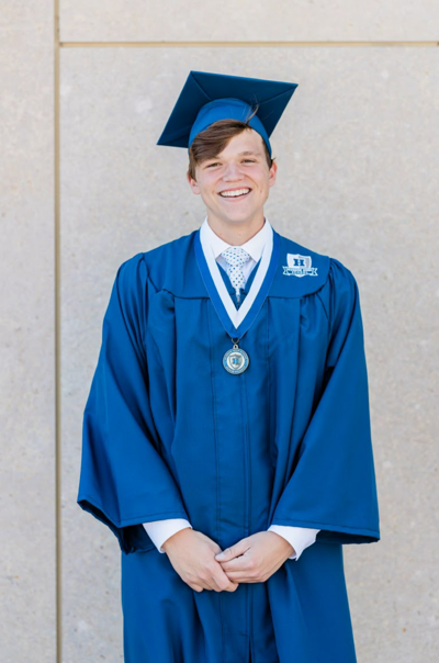 Caleb's graduation photo