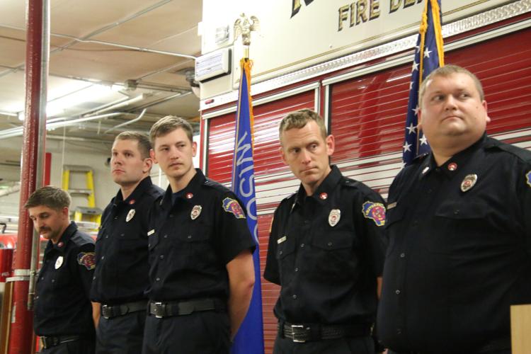 RFFD swears in five new firefighters at badging ceremony | Local News ...