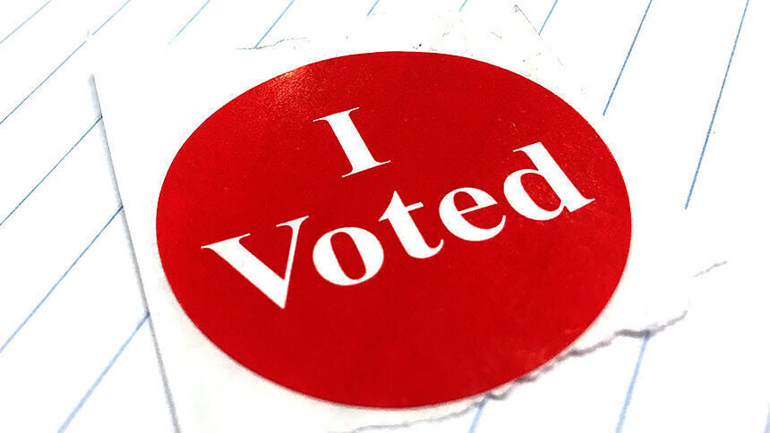 I voted sticker RTSA