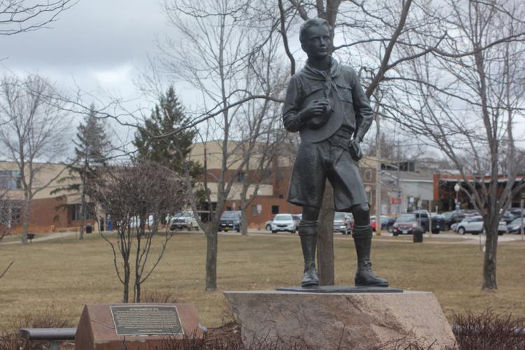 Hudson Boy Scout Statue