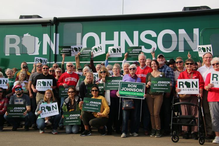 Johnson blasts Barnes, Democrats at rally | Local News ...