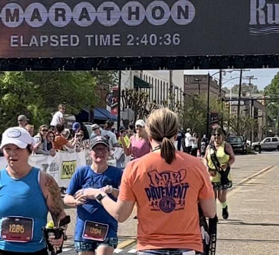 69yearold Russellville resident completes 100th half marathon during