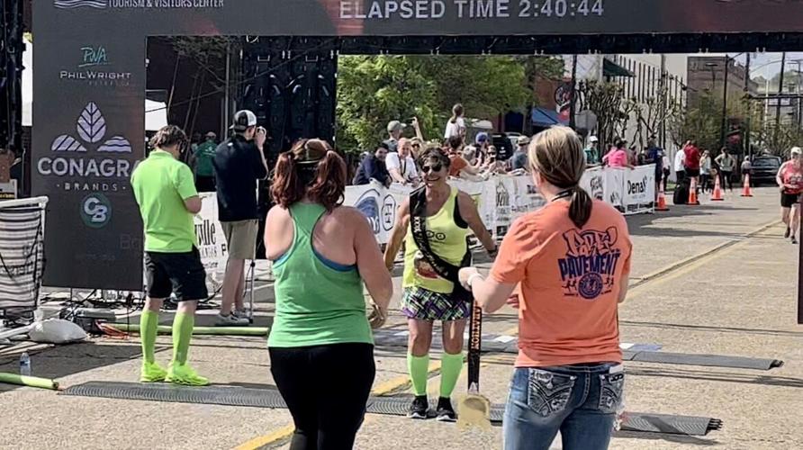 69yearold Russellville resident completes 100th half marathon during