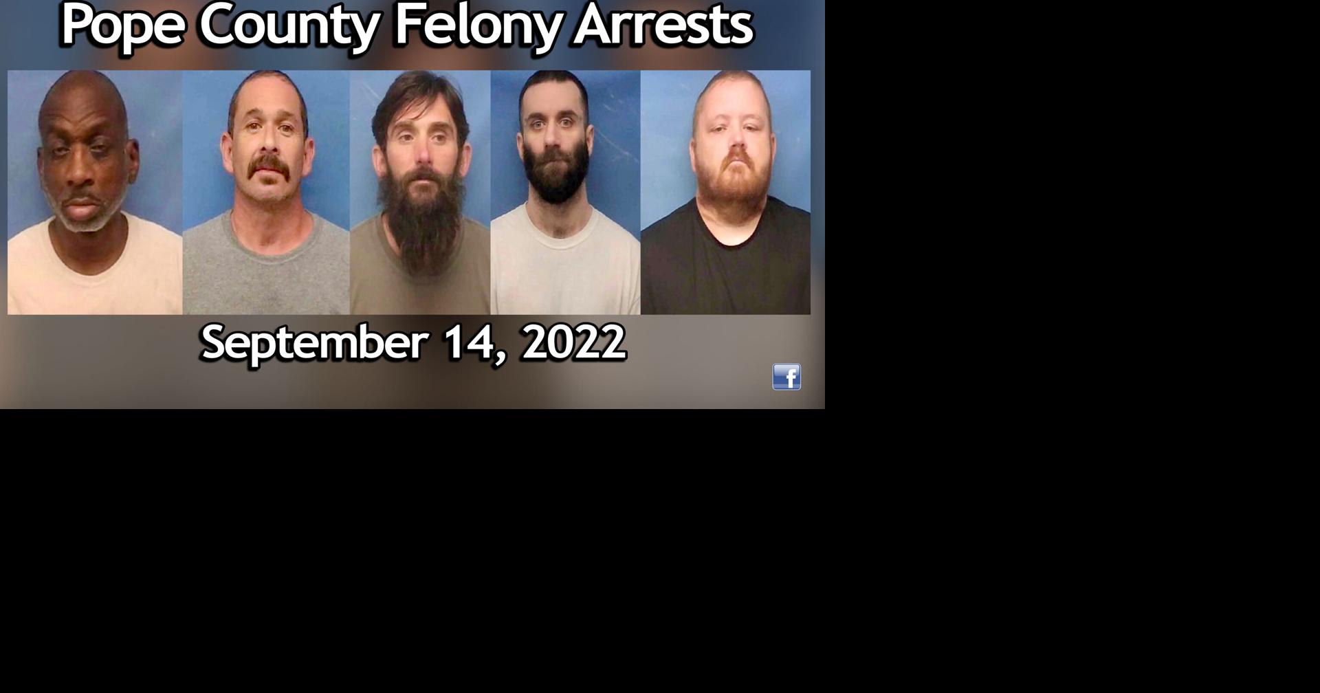 Bond Hearings Pope County Felony Arrests September 14, 2022 Local