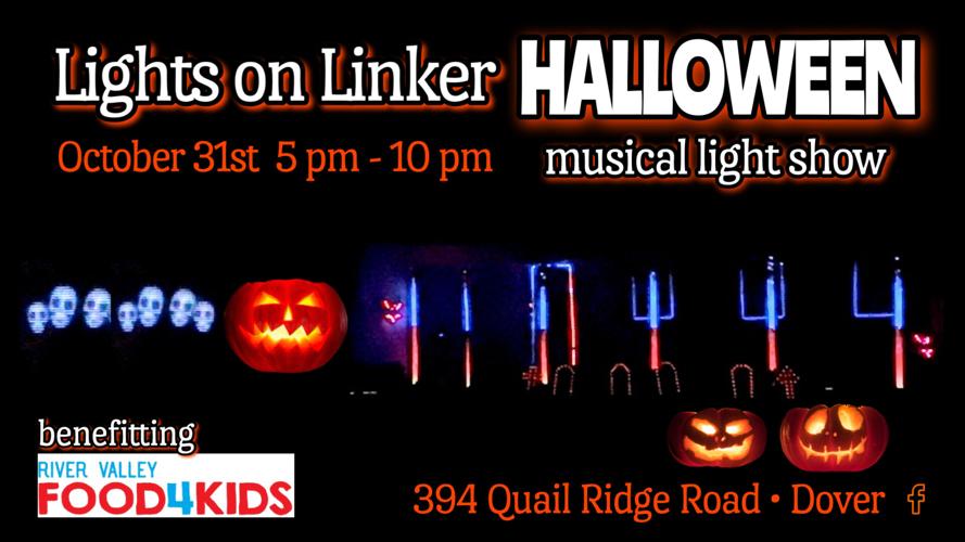 Lights on Linker presents Halloween Light Show to benefit River Valley Food 4 Kids