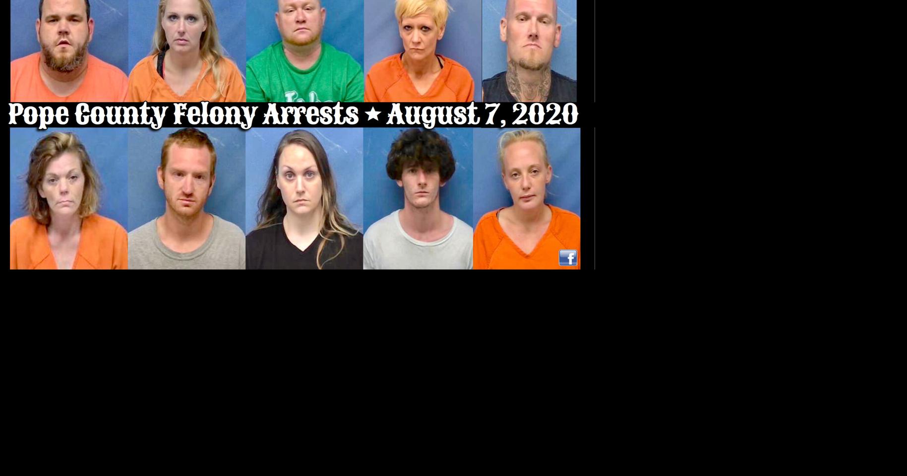 Bond Hearings Pope County Felony Arrests August 7, 2020 Local News