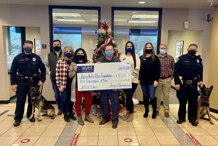 Russellville Police Department receives 10,000 donation from the