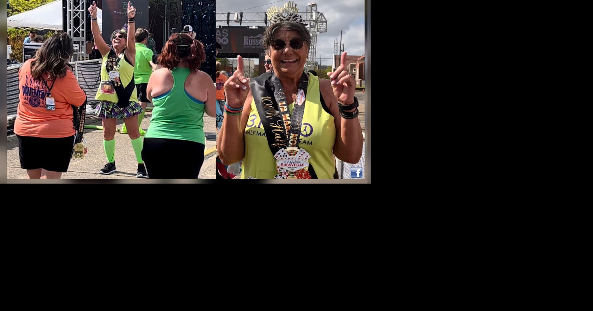 69yearold Russellville resident completes 100th half marathon during