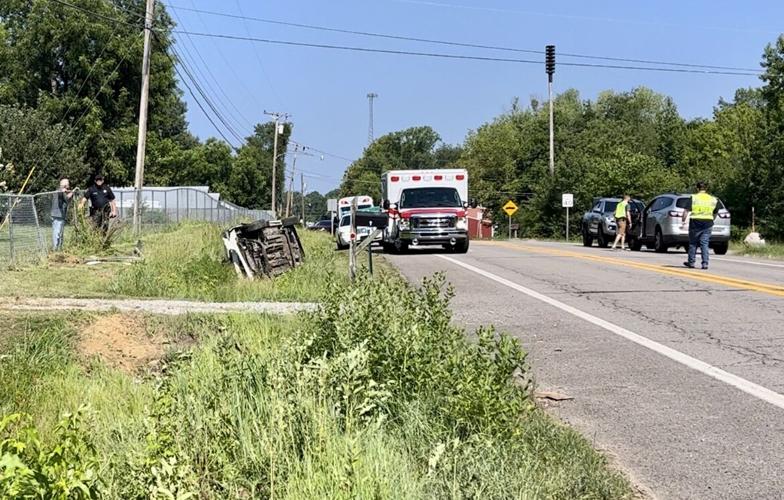 Driver injured in Highway 64 crash after car strikes driveway, goes  airborne and rolls over, Local News