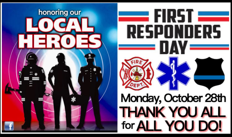 Honoring our local heroes on National First Responders Day