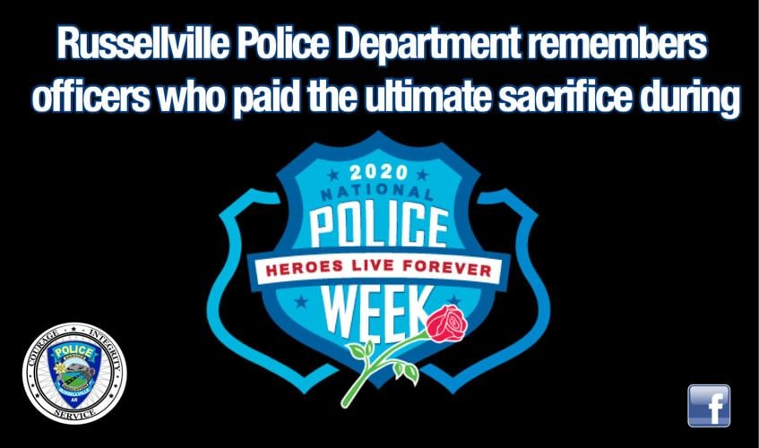 Russellville Police Department remembers officers who paid the ultimate