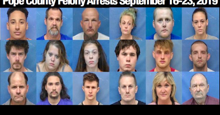 Bond Hearings Pope County Felony Arrests September 16 23 2019 Local News 