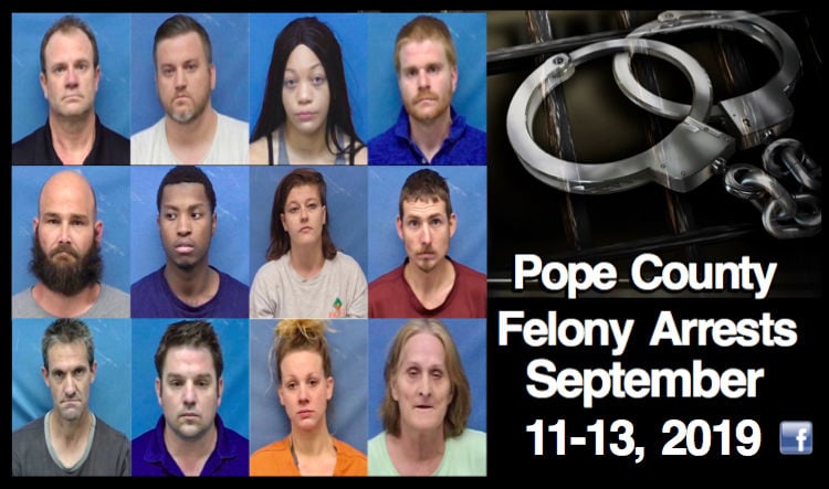 Bond Hearings: Pope County Felony Arrests September 11-13, 2019 | Local ...