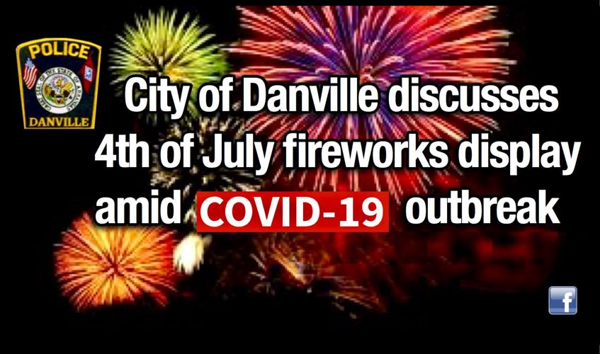 Officials of the City of Danville discuss 4th of July fireworks display