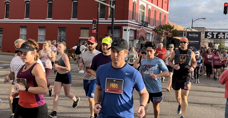 69yearold Russellville resident completes 100th half marathon during