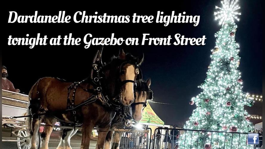 Dardanelle Christmas tree lighting tonight, Tuesday, November 29th at